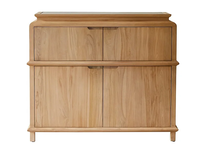 Buffet Achille aus massivem Teakholz 120