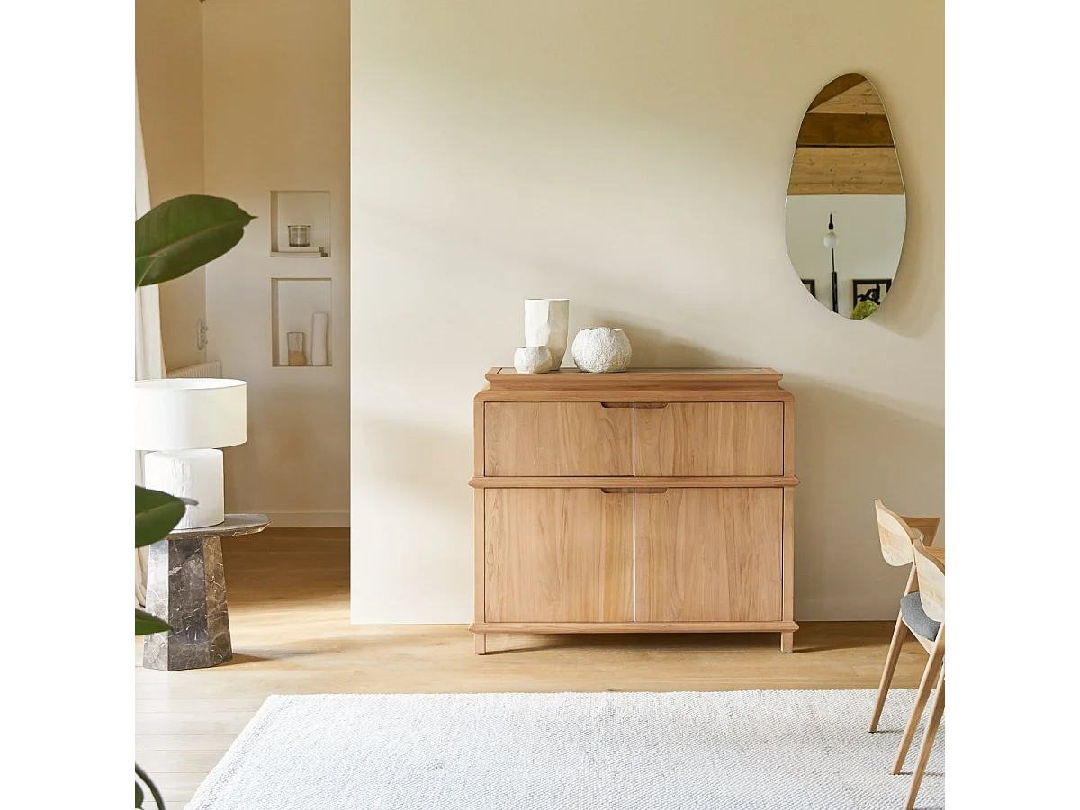 Buffet Achille aus massivem Teakholz 120