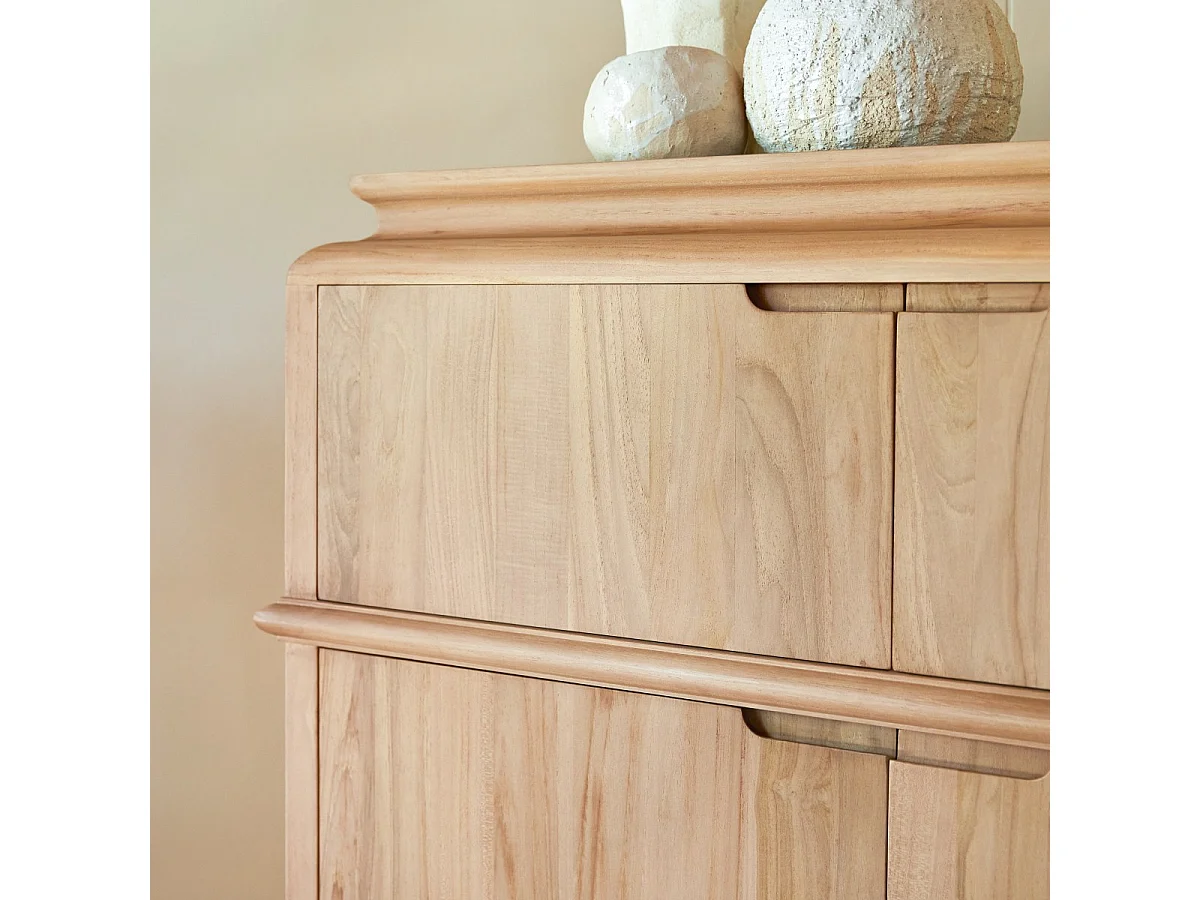 Buffet Achille aus massivem Teakholz 120