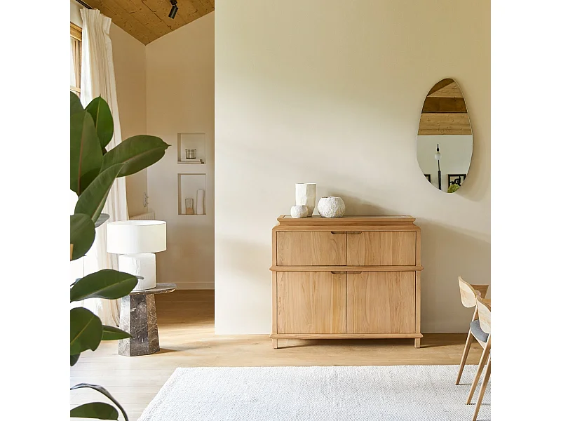 Buffet Achille aus massivem Teakholz 120