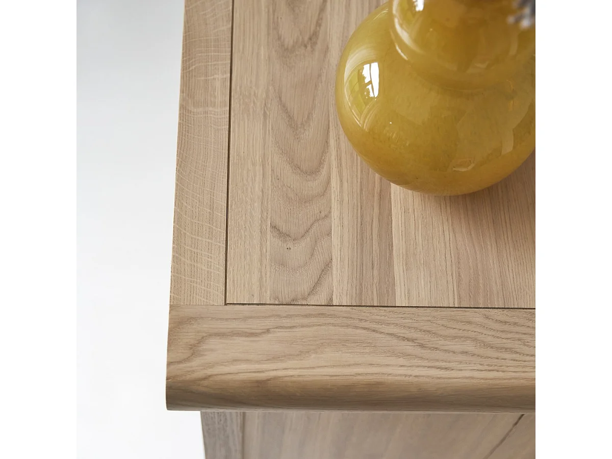 Credenza in legno di rovere da 125 cm Volute