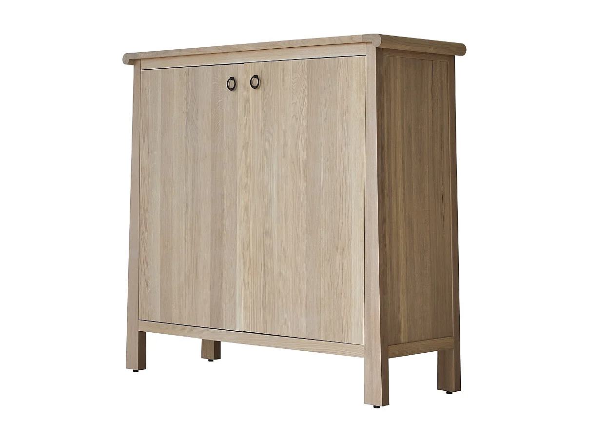 Credenza in legno di rovere da 125 cm Volute