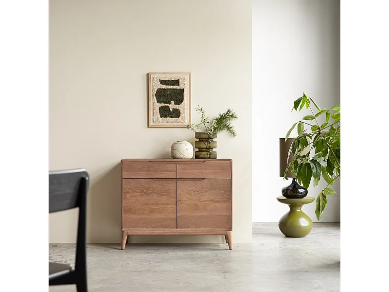 Credenza Gabrielle in legno di mango massello 100 cm