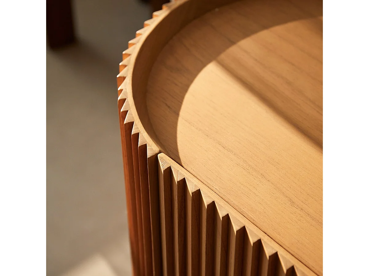 Buffet in legno di mindi Lou 150 cm