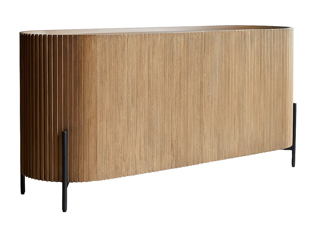 Buffet in legno di mindi Lou 150 cm