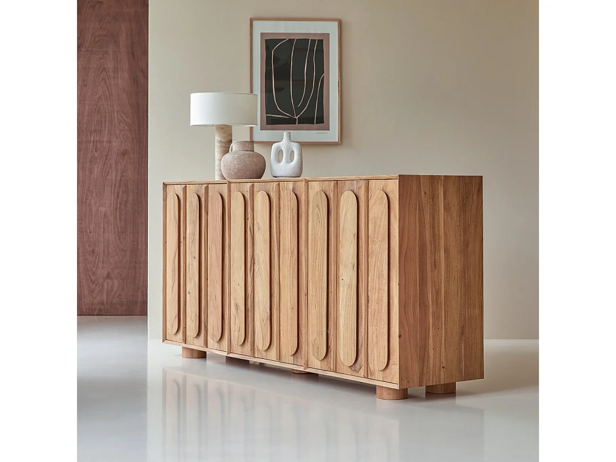 Buffet Olga aus massivem Akazienholz 180 cm