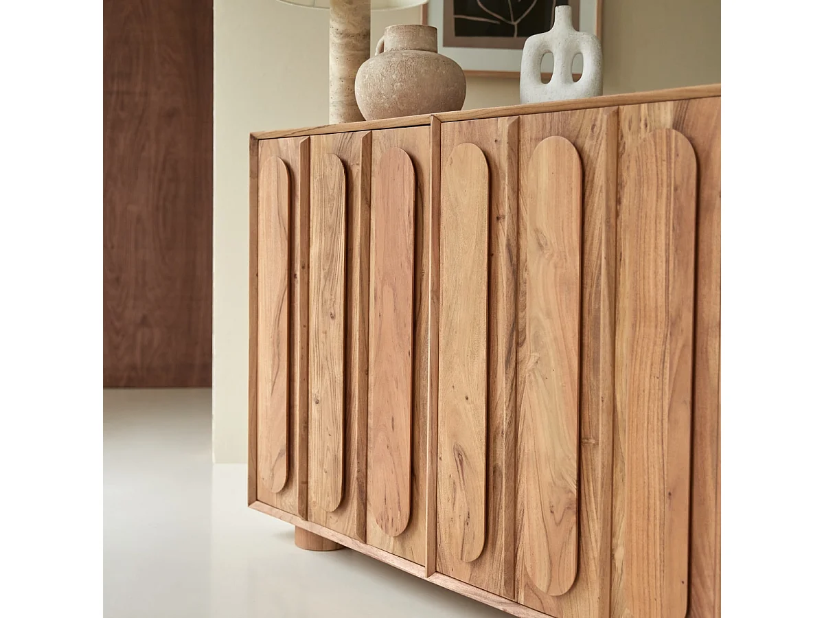 Buffet Olga aus massivem Akazienholz 180 cm