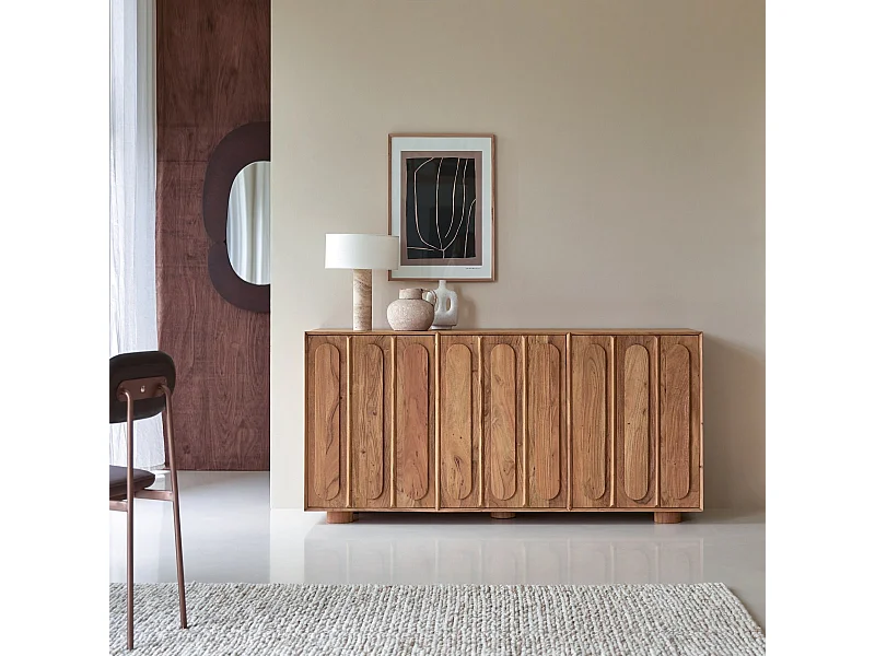 Buffet Olga aus massivem Akazienholz 180 cm
