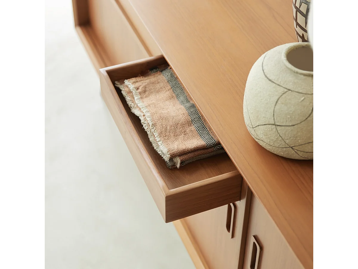 Buffet in legno di mogano massello 170 cm Simen