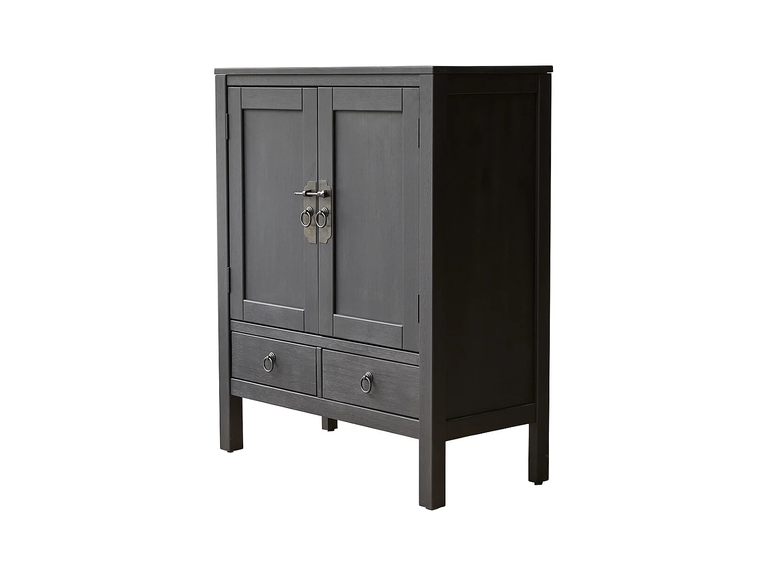 Credenza in pino massello 100 Thaki Black