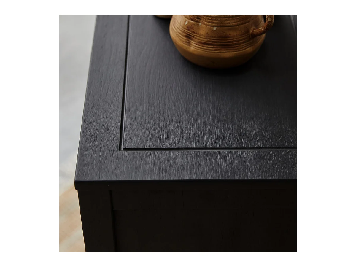 Credenza in pino massello 100 Thaki Black