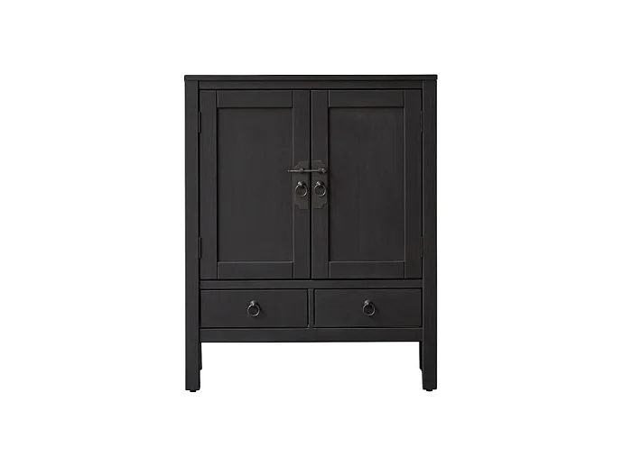 Credenza in pino massello 100 Thaki Black