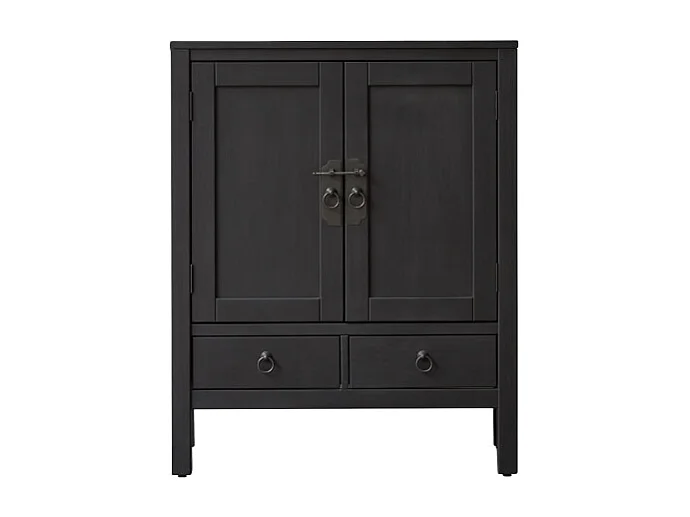 Anrichte aus massivem Kiefernholz 100 Thaki Black