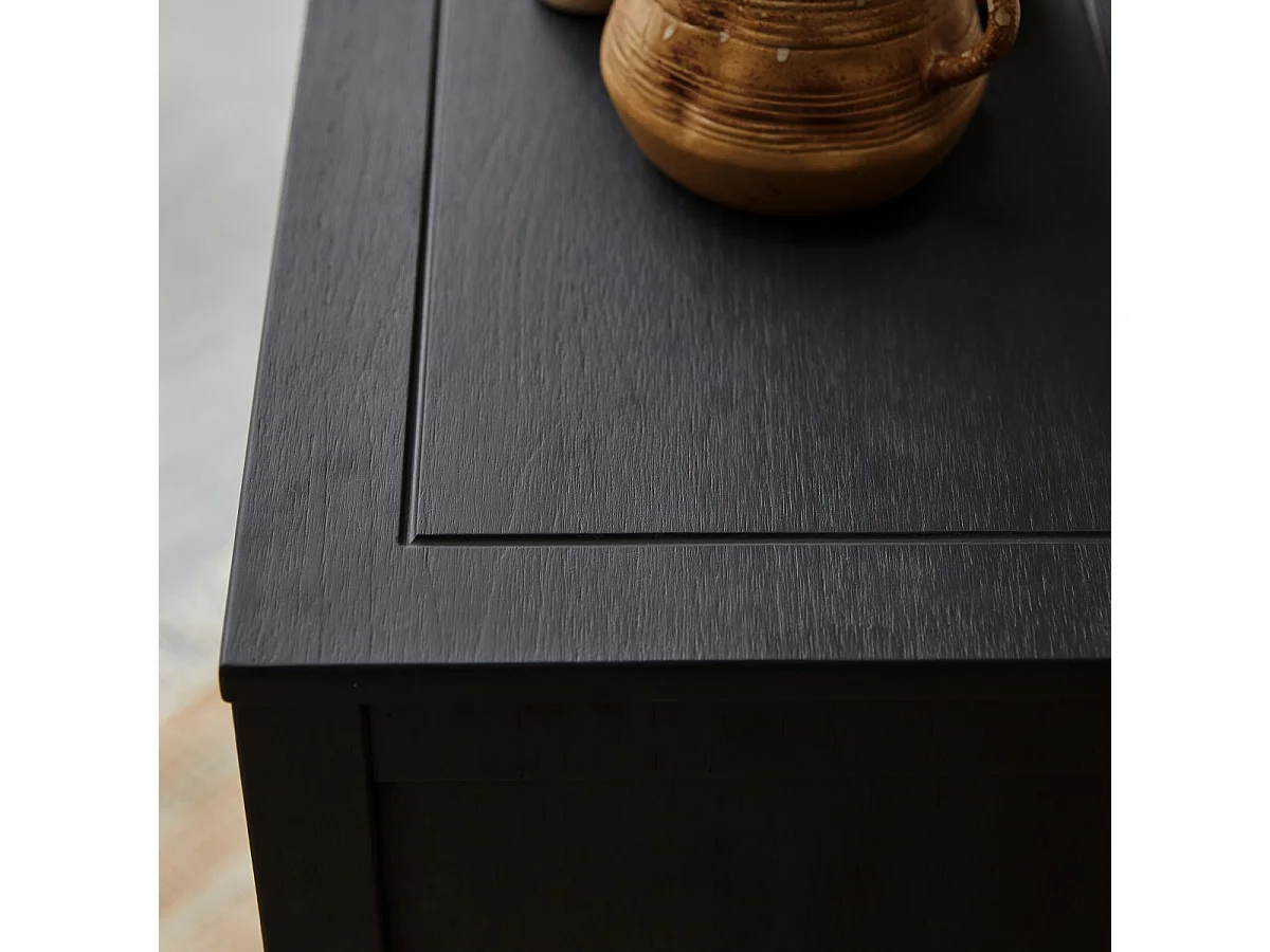 Credenza in pino massello 100 Thaki Black