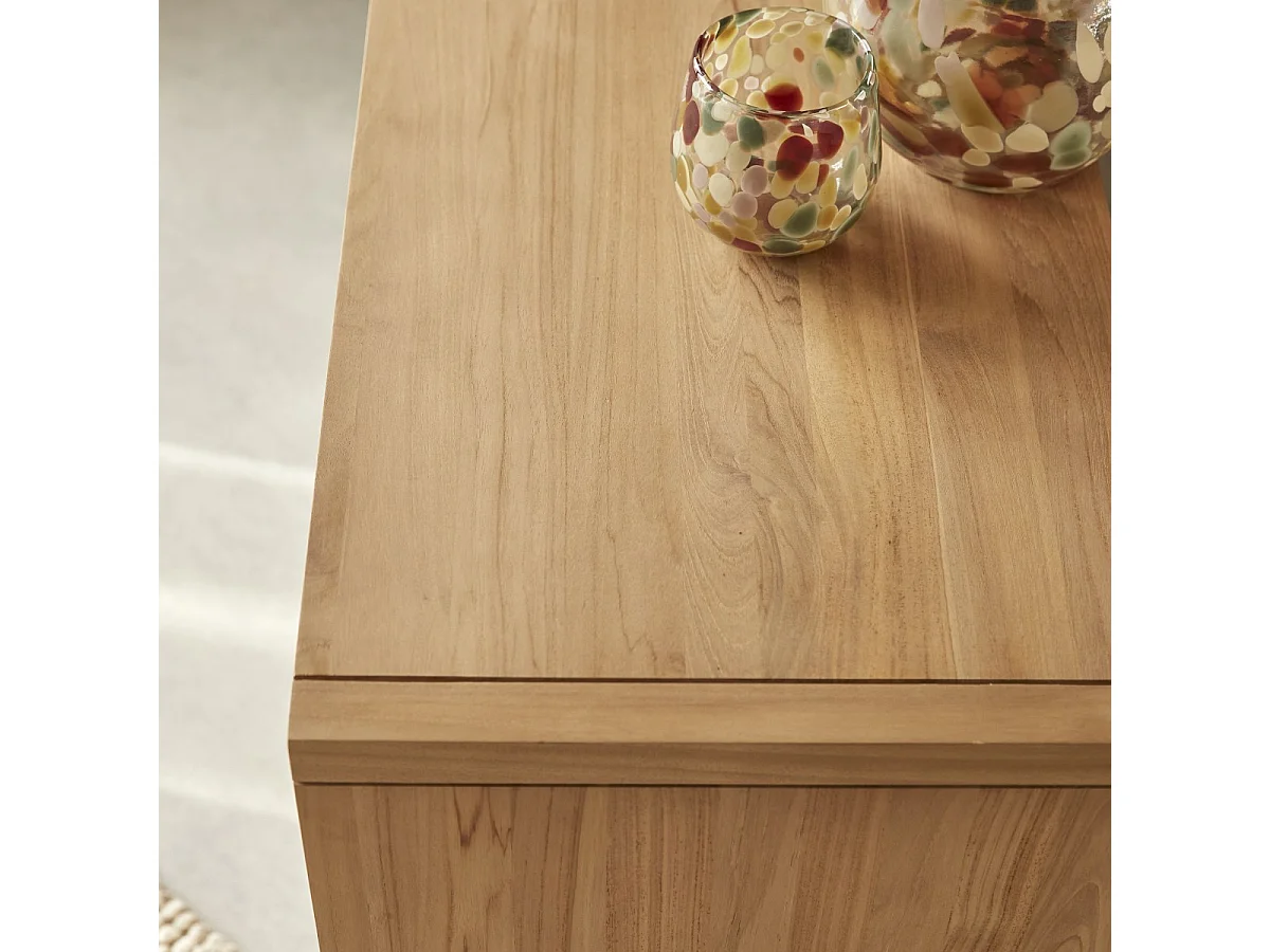 Buffet credenza bassa in legno massello di Teak Tikamoon