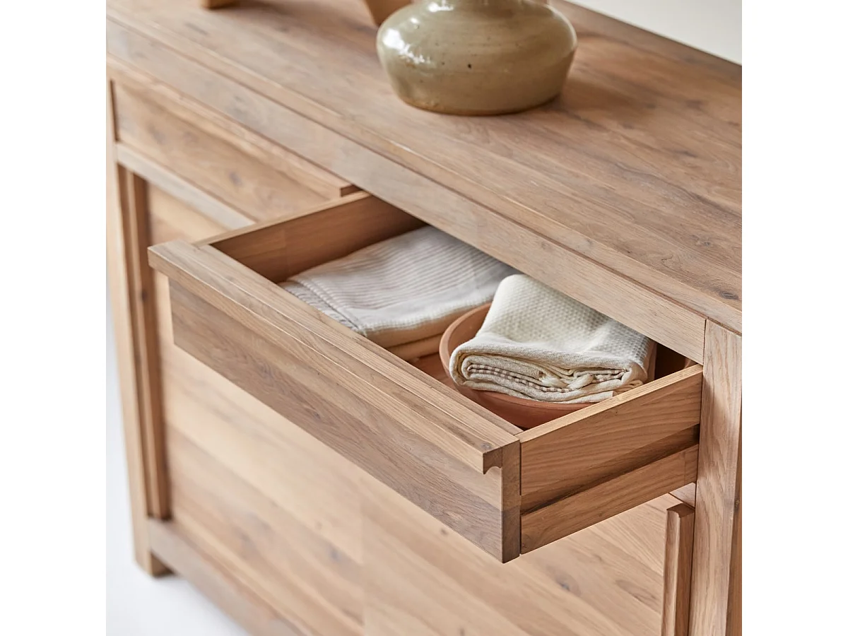 Anrichte Luce aus Eichenholz 120 cm