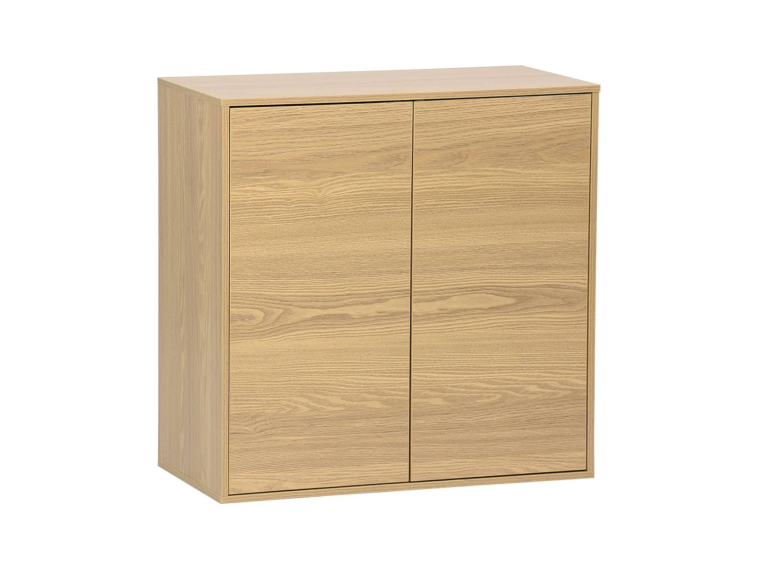 Módulo de almacenamiento con 2 puertas, 70cm roble