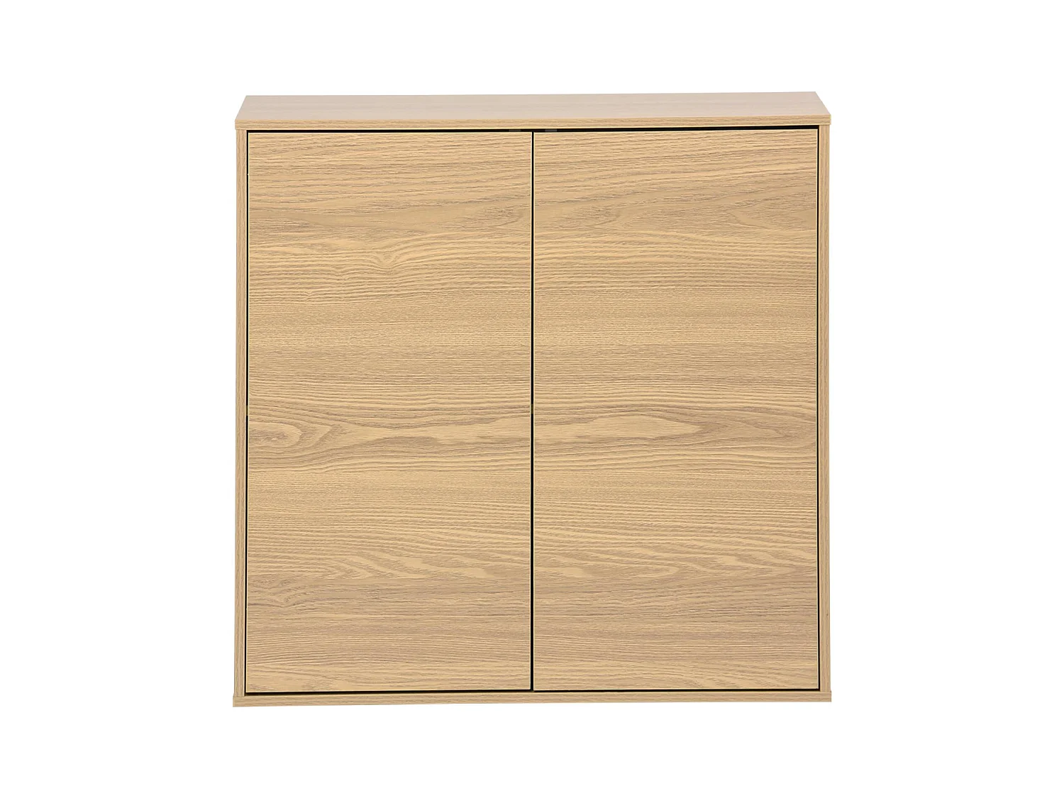 Módulo de almacenamiento con 2 puertas, 70cm roble
