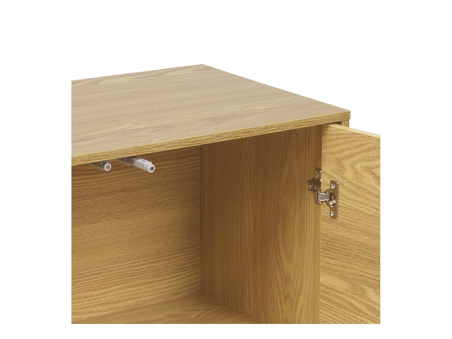 Módulo de almacenamiento con 2 puertas, 70cm roble