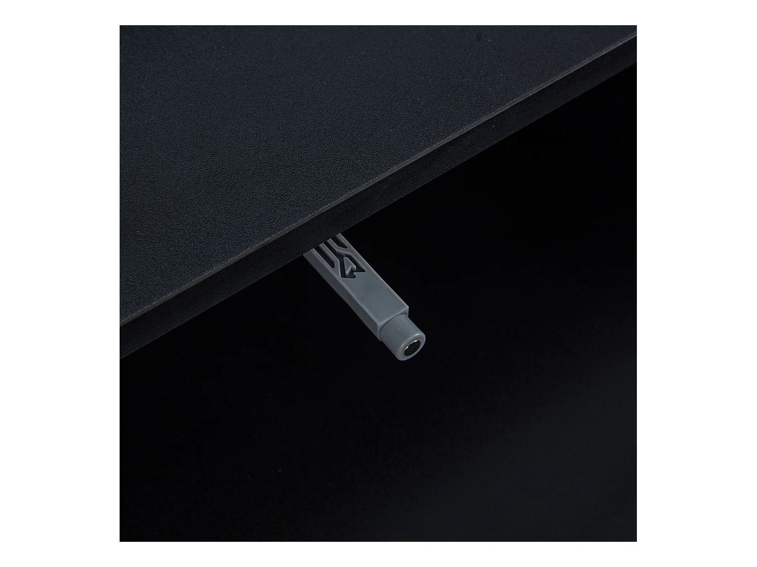 Credenza 140x40x72cm - Mobile contenitore a 6 cassetti con illuminazione LED - piano in vetro temperato - nero