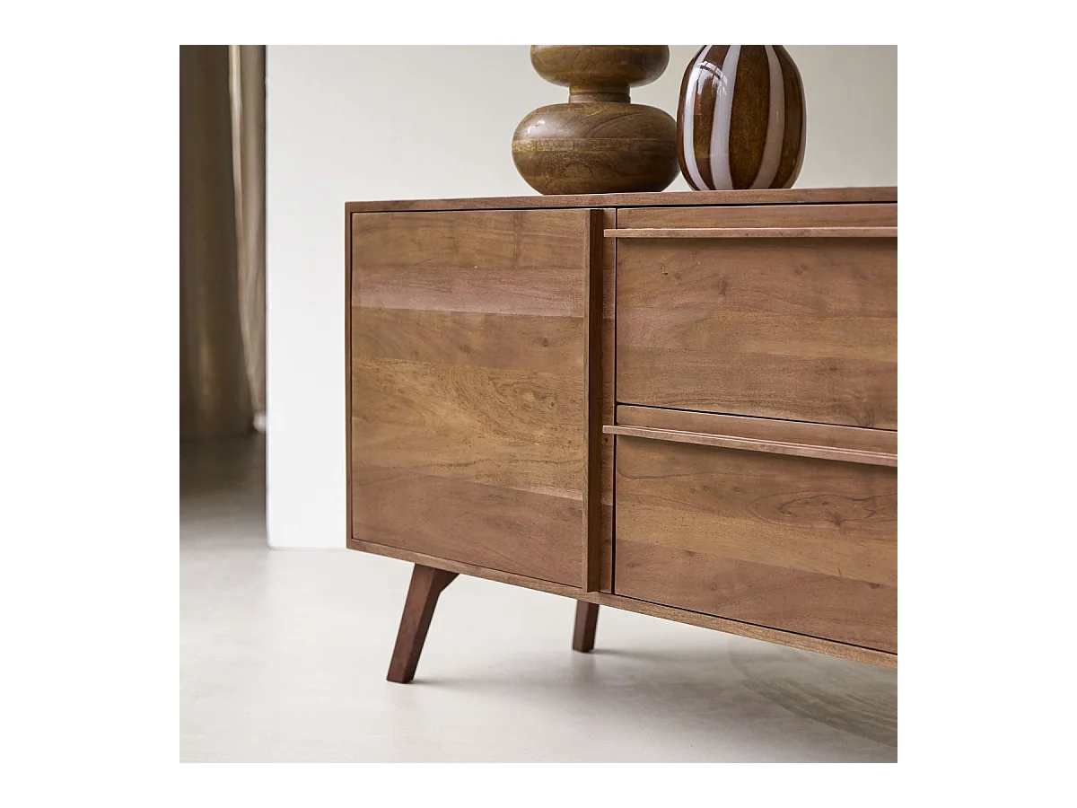 Credenza in acacia Niels da 175 cm