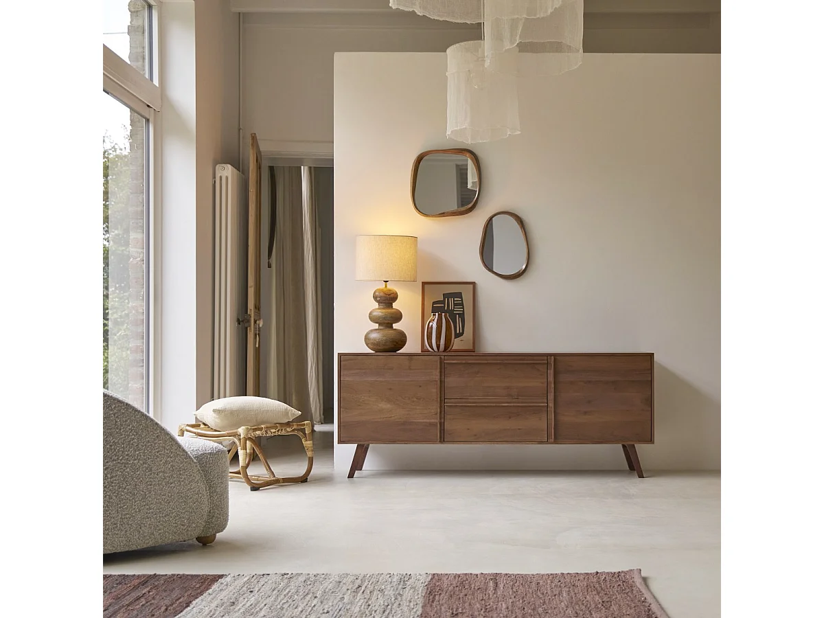 Buffet en acacia massif Niels 175 cm