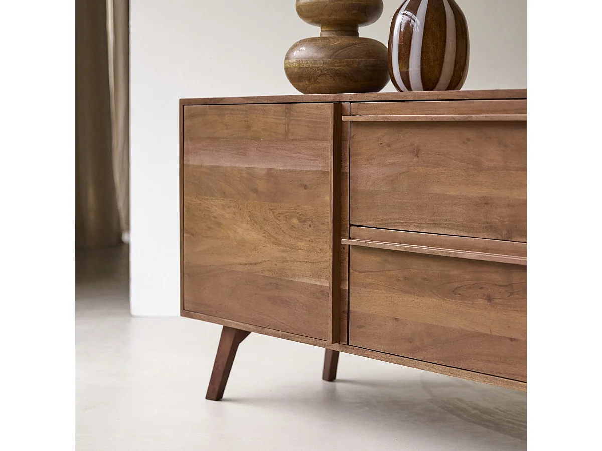 Buffet en acacia massif Niels 175 cm