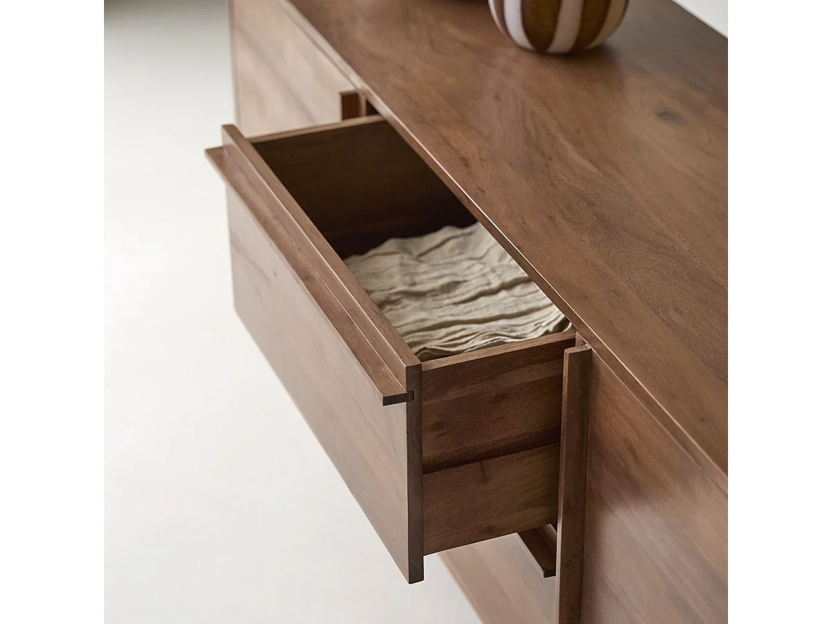 Buffet en acacia massif Niels 175 cm