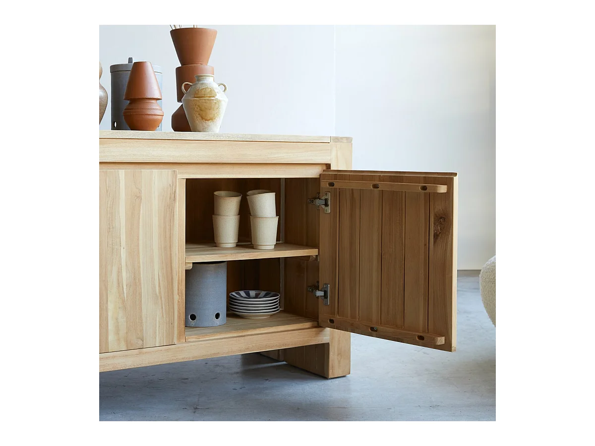 Buffet aus massivem Teakholz Eden 160 cm