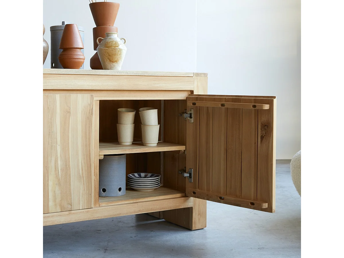 Buffet aus massivem Teakholz Eden 160 cm