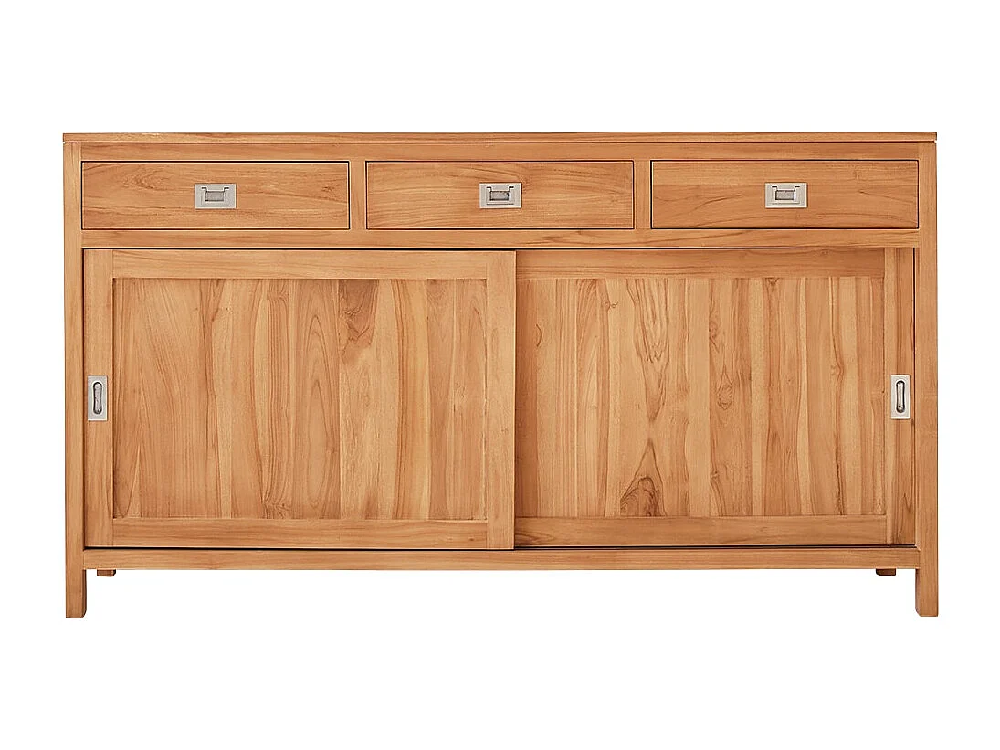 Buffet Anrichte Sideboard 180 aus massivem Teak Holz Massiv neu Tikamoon