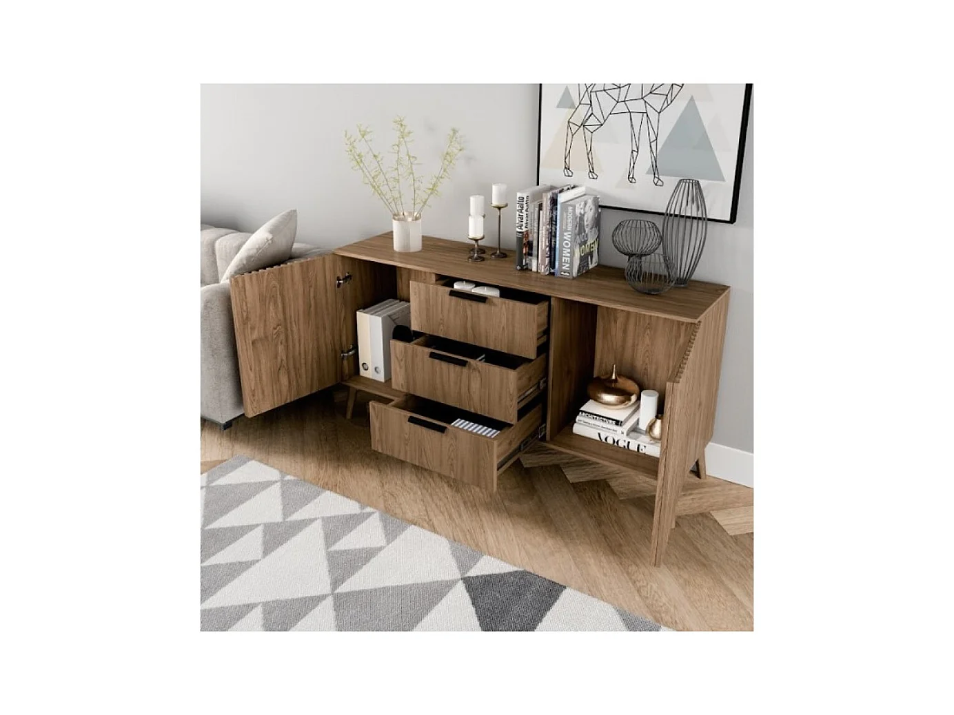 Buffet Seewen/Marron/En Stock