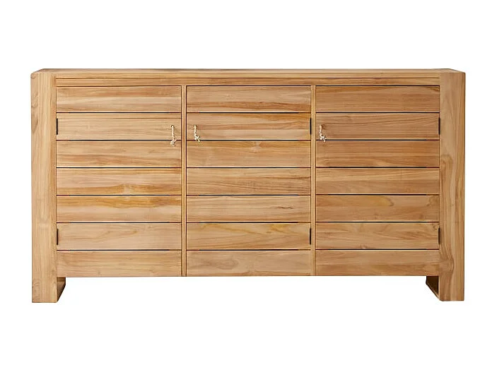 Buffet credenza bancone teak tek massello legno 170cm design sala pranzo