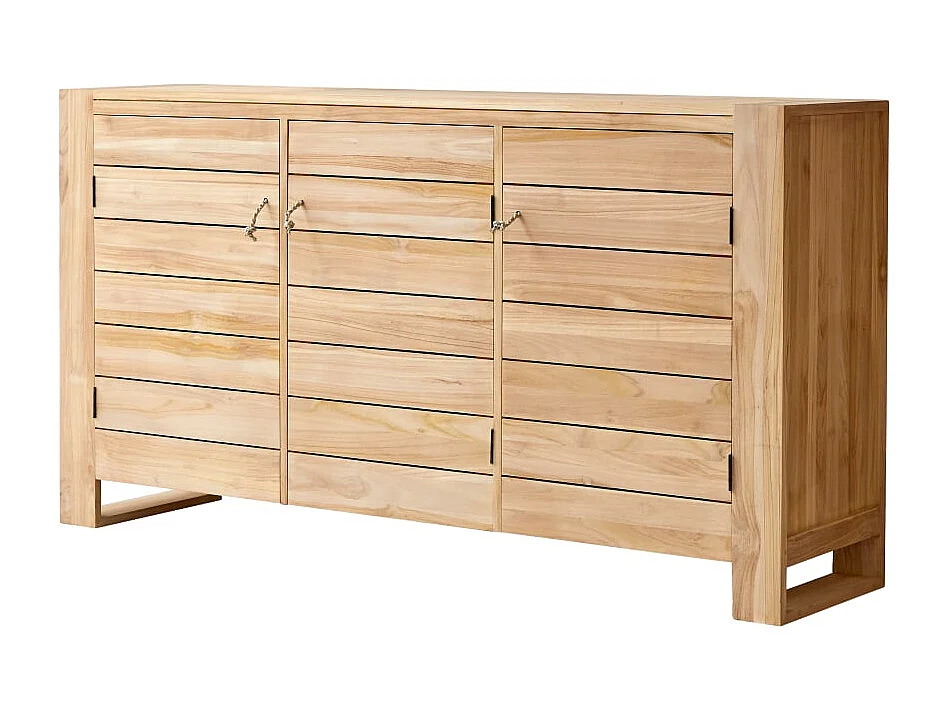 Buffet credenza bancone teak tek massello legno 170cm design sala pranzo