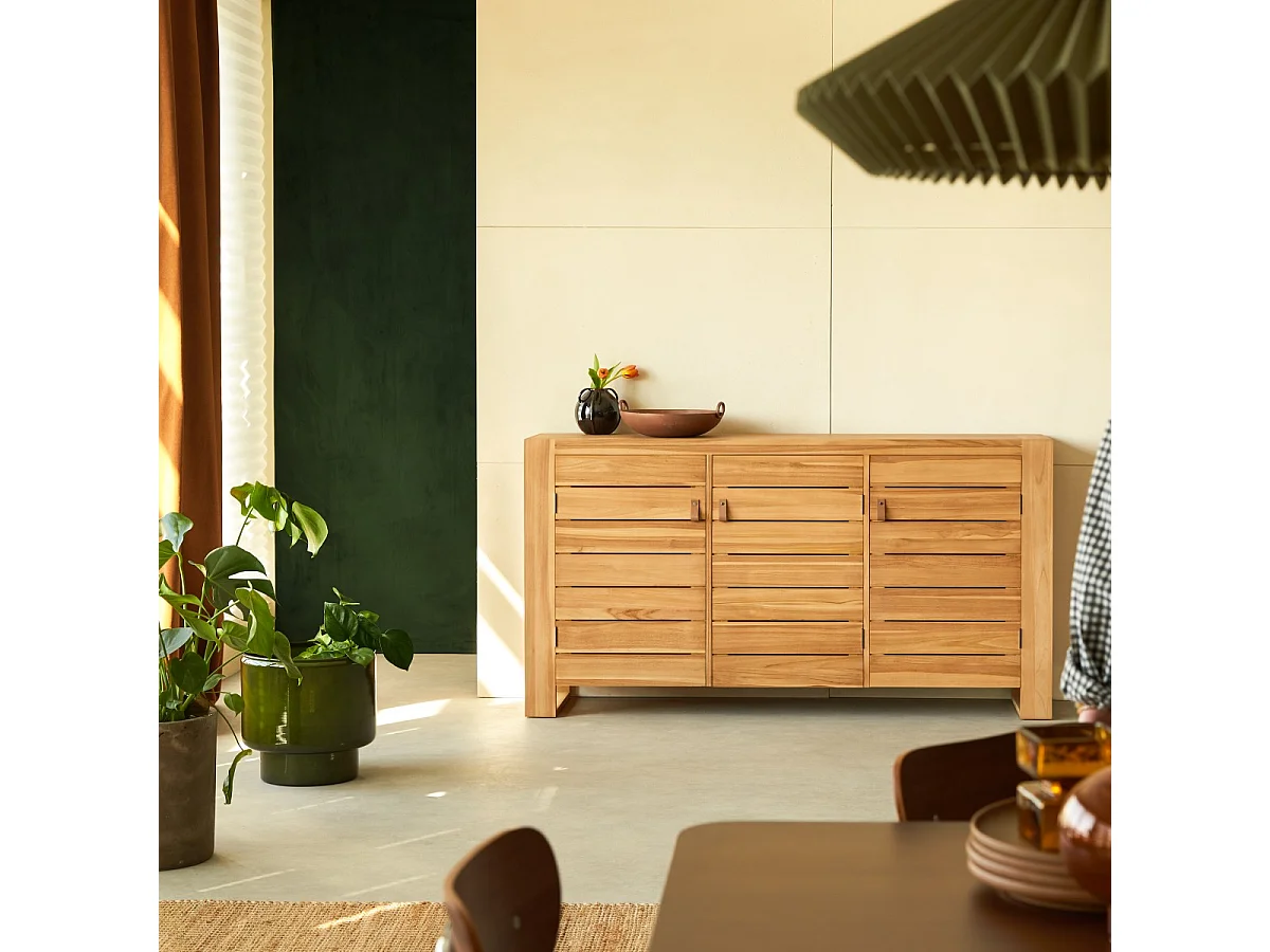 Minimalys - Sideboard in solid teak - 170 cm