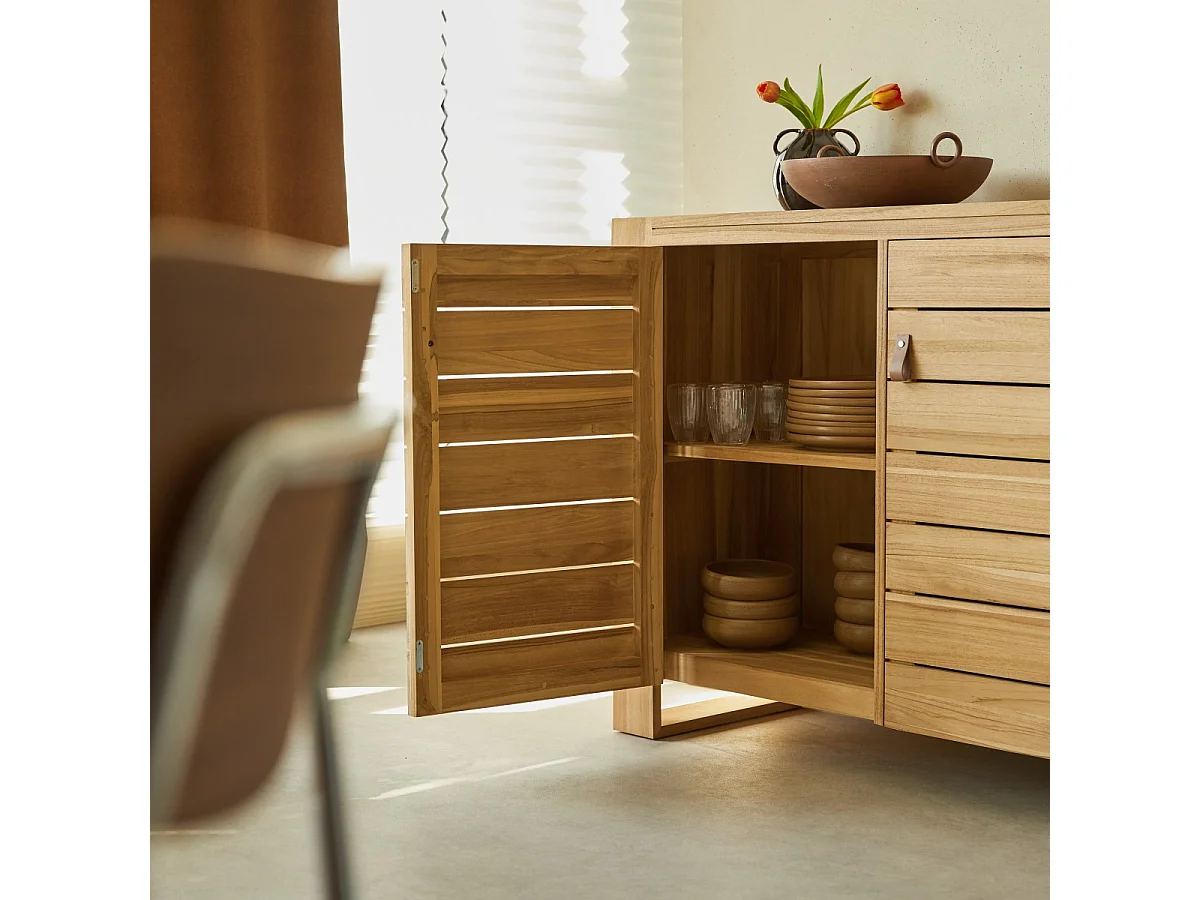 Minimalys - Sideboard in solid teak - 170 cm