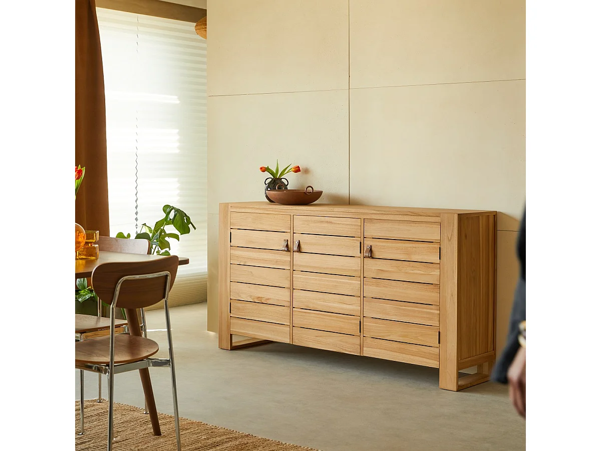 Minimalys - Sideboard in solid teak - 170 cm