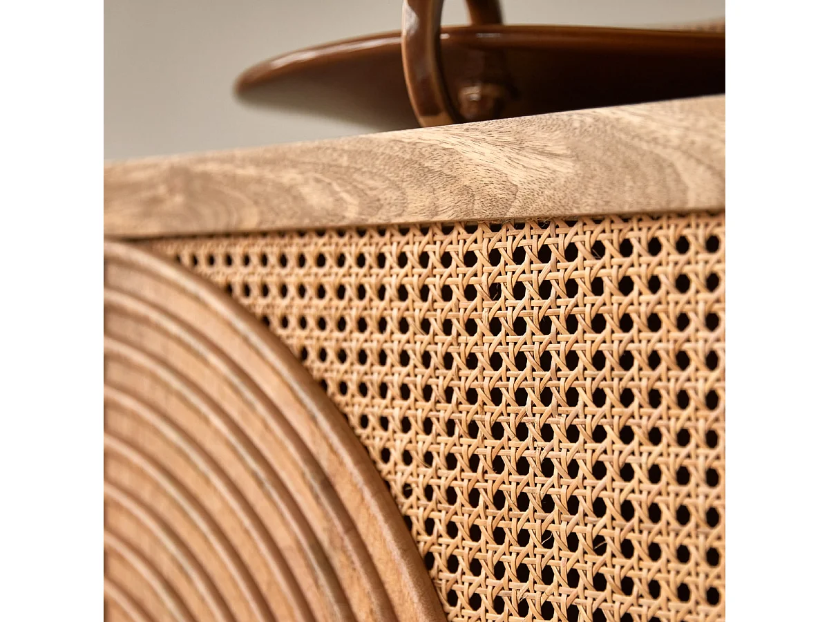 Buffet in legno di mango e rattan Sina