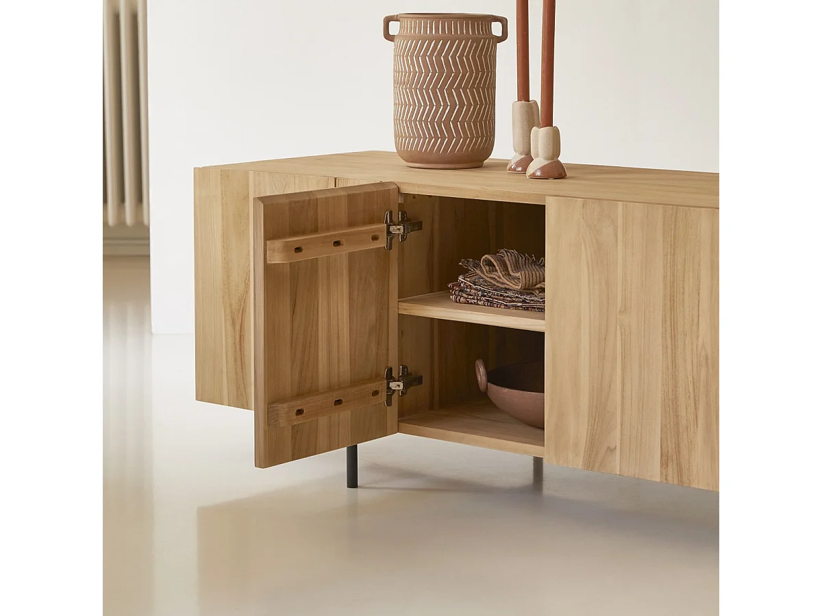 Buffet bas en bois de teck 165 Honorine