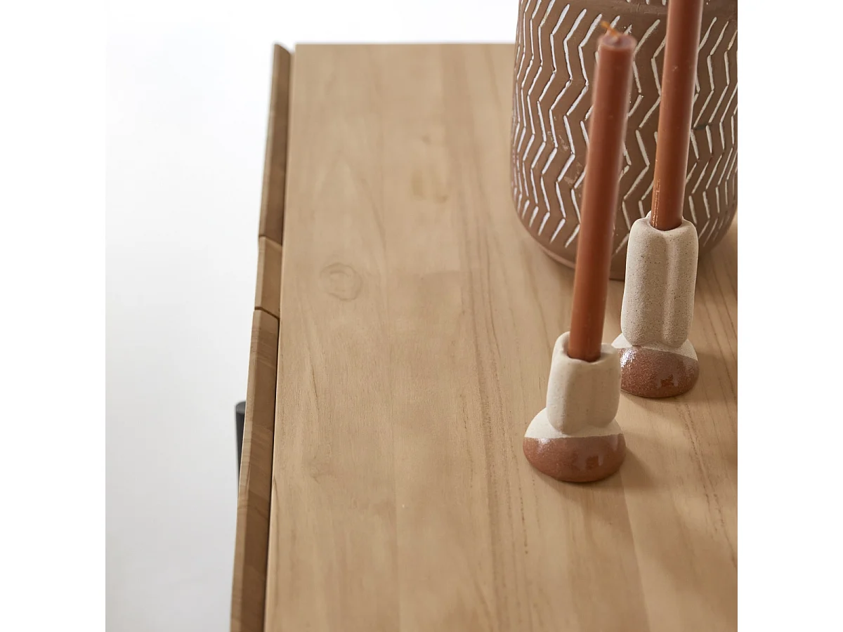 Buffet bas en bois de teck 165 Honorine