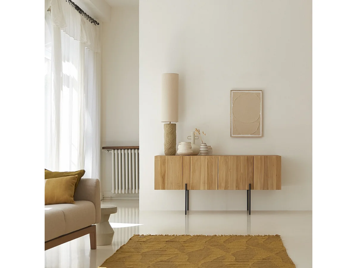 Buffet bas en bois de teck 165 Honorine