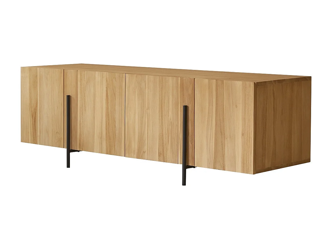 Buffet bas en bois de teck 165 Honorine