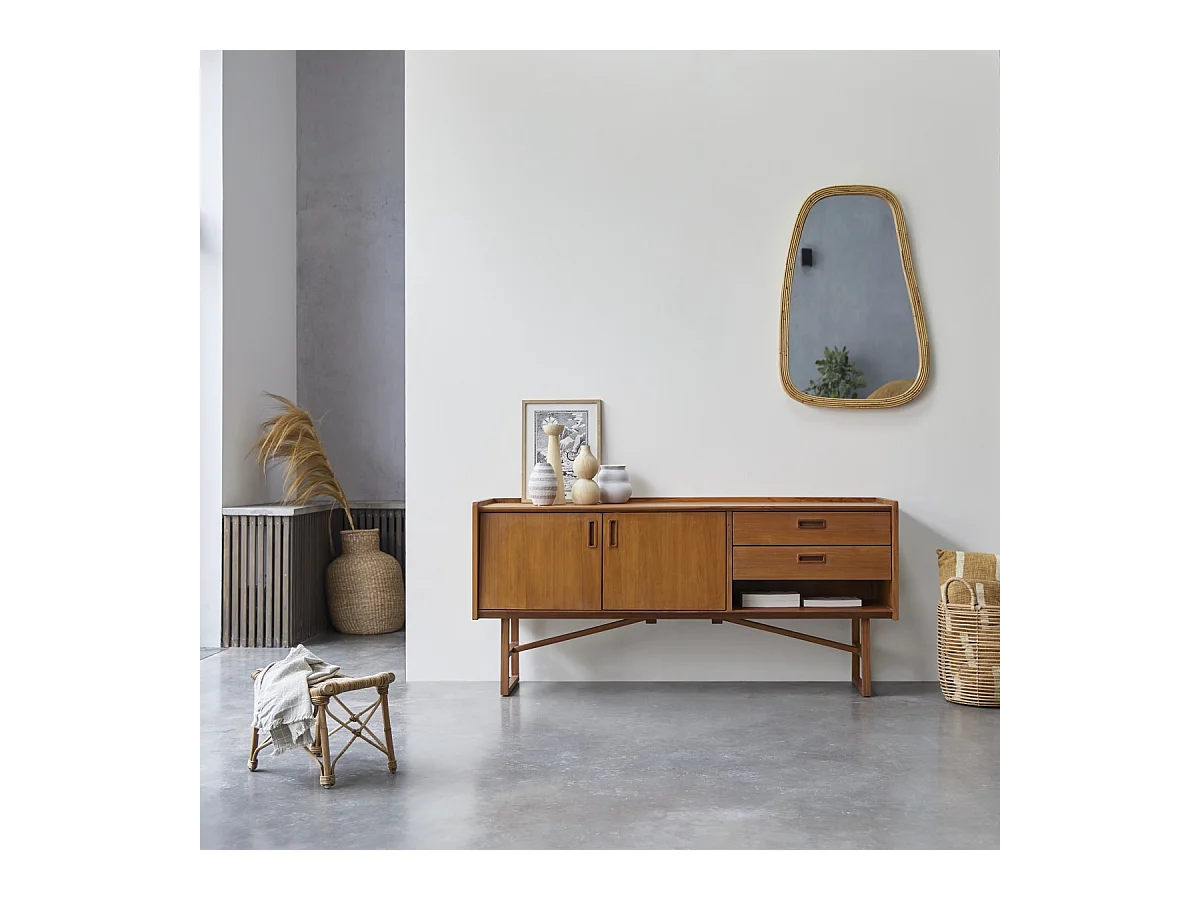 Sideboard aus Teakholz Lowboard 160 Marcus