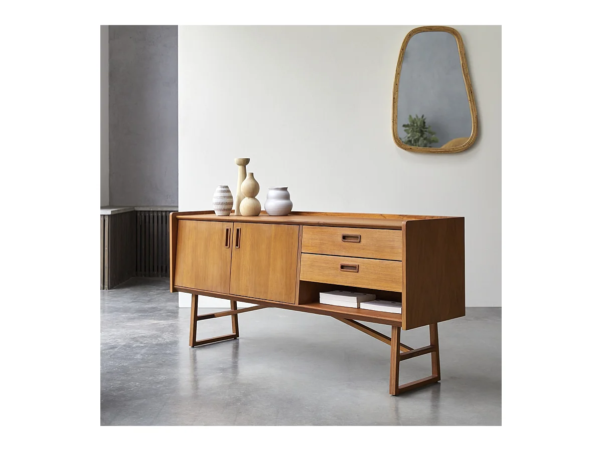 Sideboard aus Teakholz Lowboard 160 Marcus
