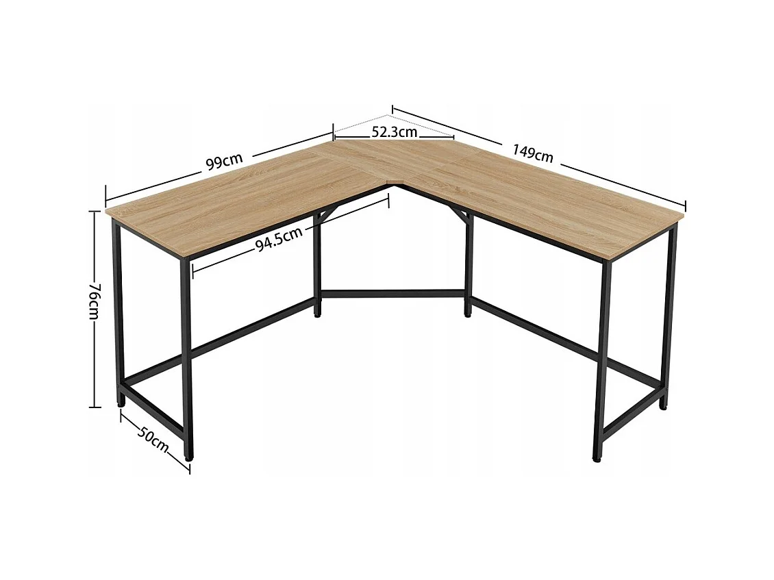 Biurko Komputerowe - sonoma - LWD073B11