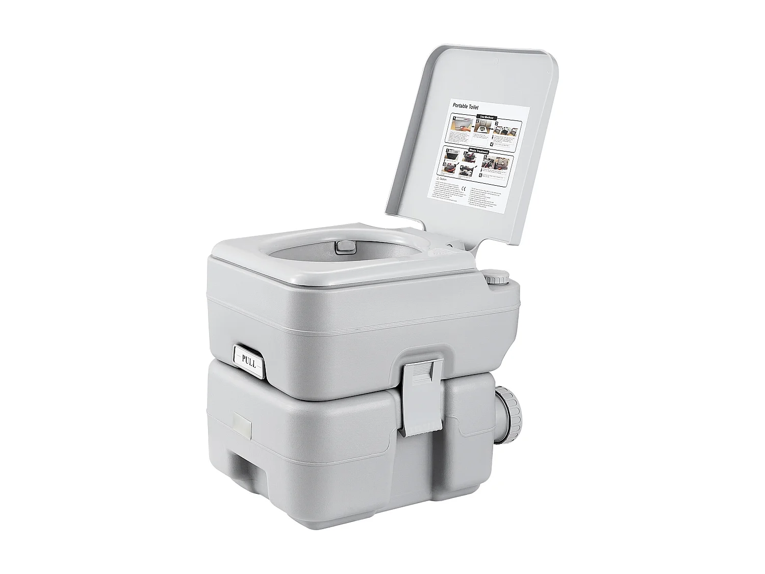 Toilette Portable SucceBuy 20 L, avec Sac de Transport pour le Camping