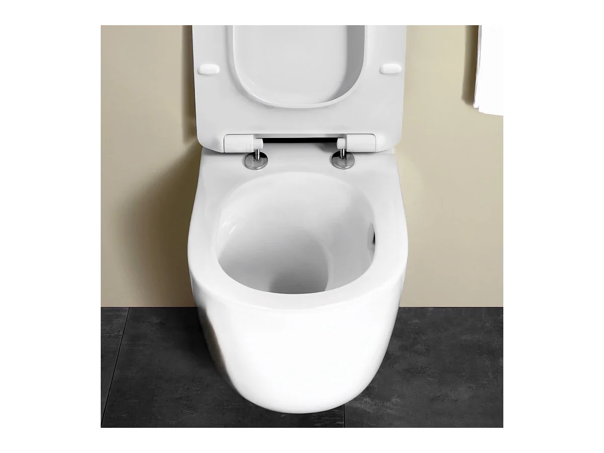 Sanitari Bidet e Vaso WC Sospesi rimless scarico vortice coprivaso softclose cloud