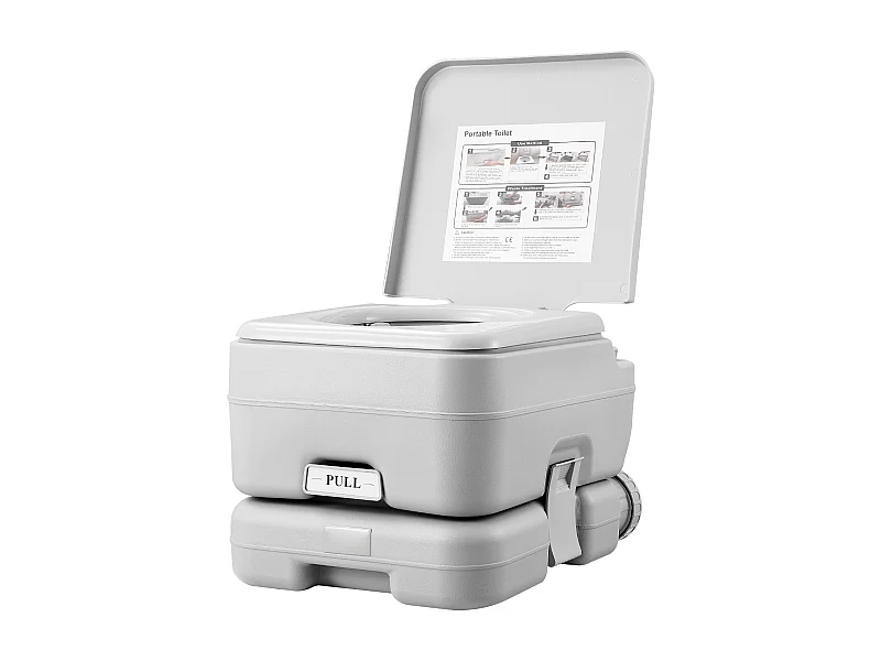 WC Portatile SucceBuy 12 L, WC Portatile per Camping e Viaggio con Cisterna di Scia d’Acqua