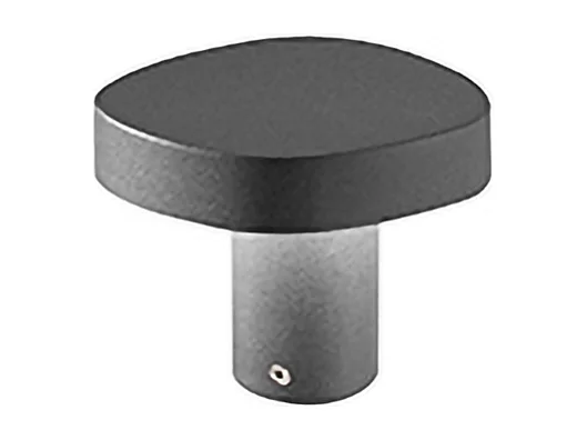 Zafferano Ciottolo - Balizador LED para exterior IP54 7W 3000K design moderno em alumínio para jardins e caminhos - 10 cm Corten