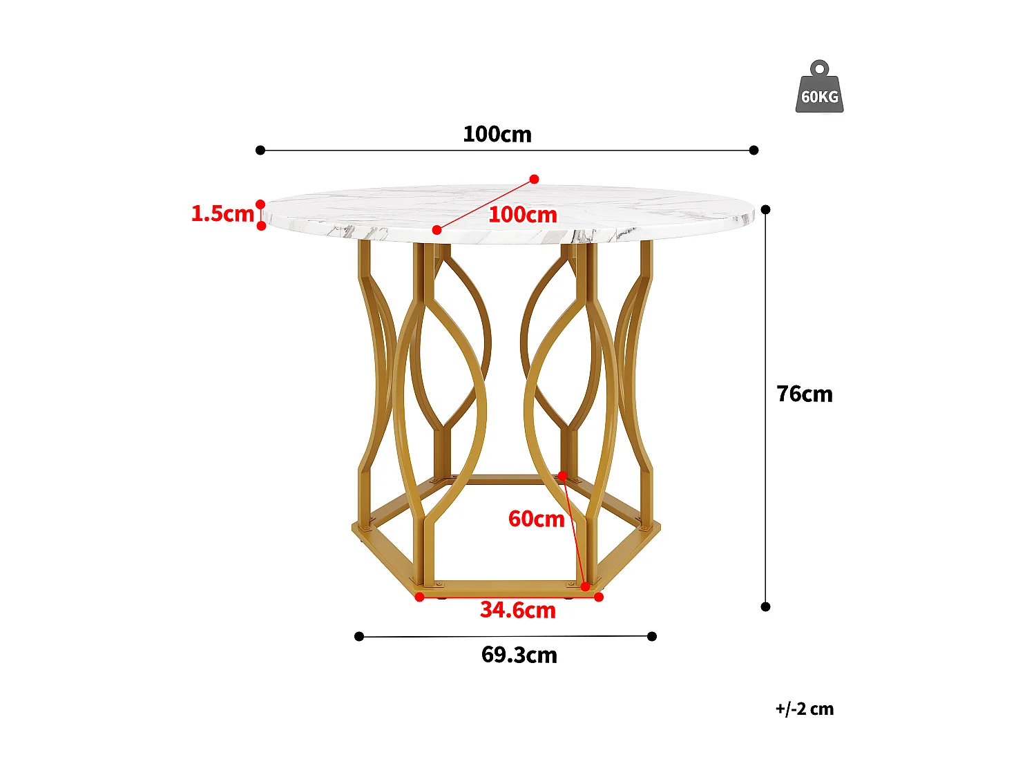 Lot de 5 table à manger et chaises - 100 x 100 x 76 cm -  table plateau en MDF + 4 chaises en velours - MDF + Métal - vert
